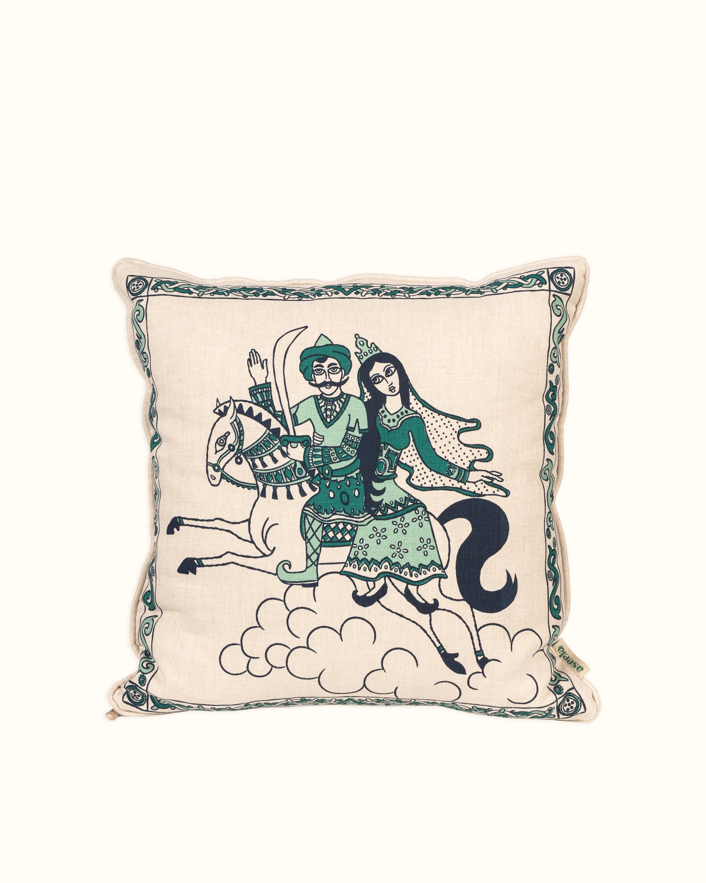 El Shater Hassan Double-sided Square Cushion