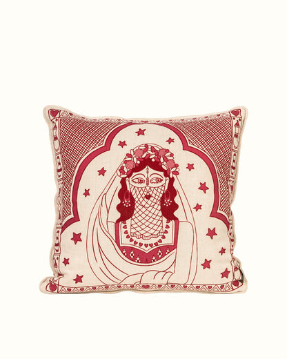 El Khatba Double-sided Square Cushion